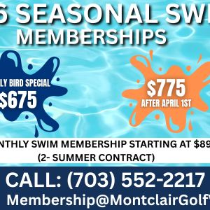 Family Seasonal Swim Membership