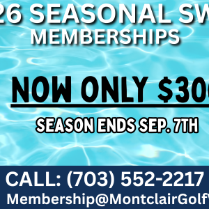 Family Seasonal Swim Membership